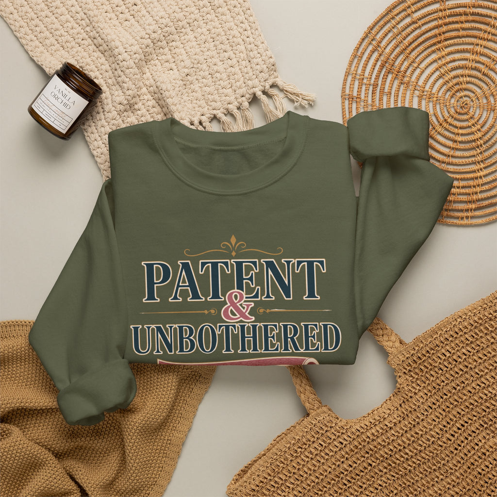Patent & Unbothered Sweatshirt