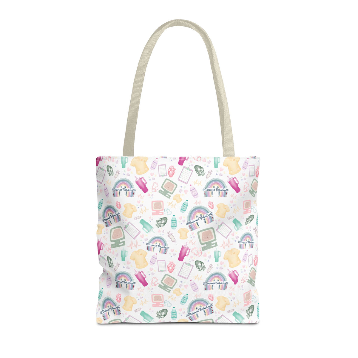 Retro Ultrasound Tech Tote Bag for Sonographers