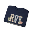 RVT Faux Patchwork Sweatshirt
