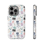 Watercolor Ultrasound Tech White iPhone Case — iPhone 11-17
