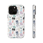 Watercolor Ultrasound Tech White iPhone Case — iPhone 11-17