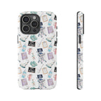 Watercolor Ultrasound Tech White iPhone Case — iPhone 11-17