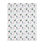 Watercolor Ultrasound Tech Blanket - Printed on Both Sides