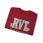 RVT Faux Patchwork Sweatshirt