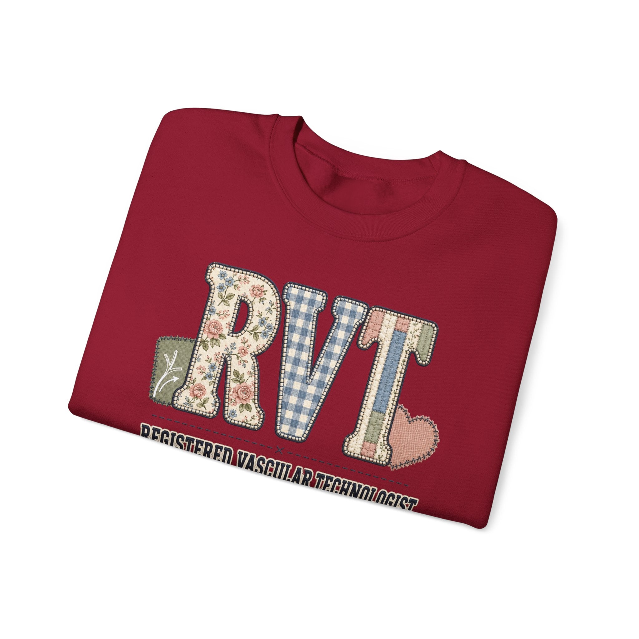 RVT Faux Patchwork Sweatshirt