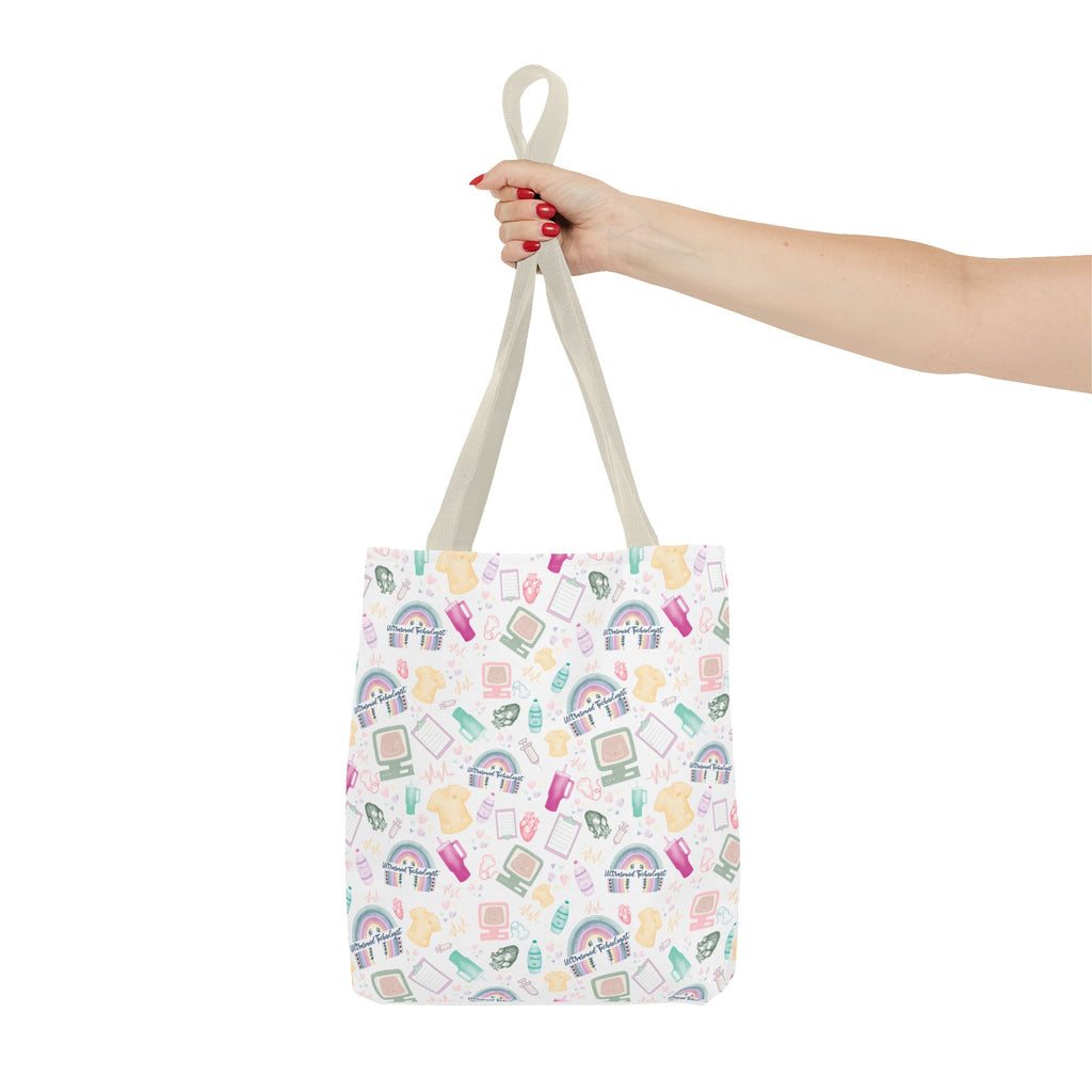 Retro Ultrasound Tech Tote Bag for Sonographers