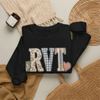 RVT Faux Patchwork Sweatshirt
