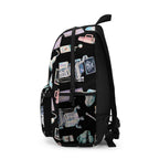 Black Watercolor Ultrasound Tech Backpack