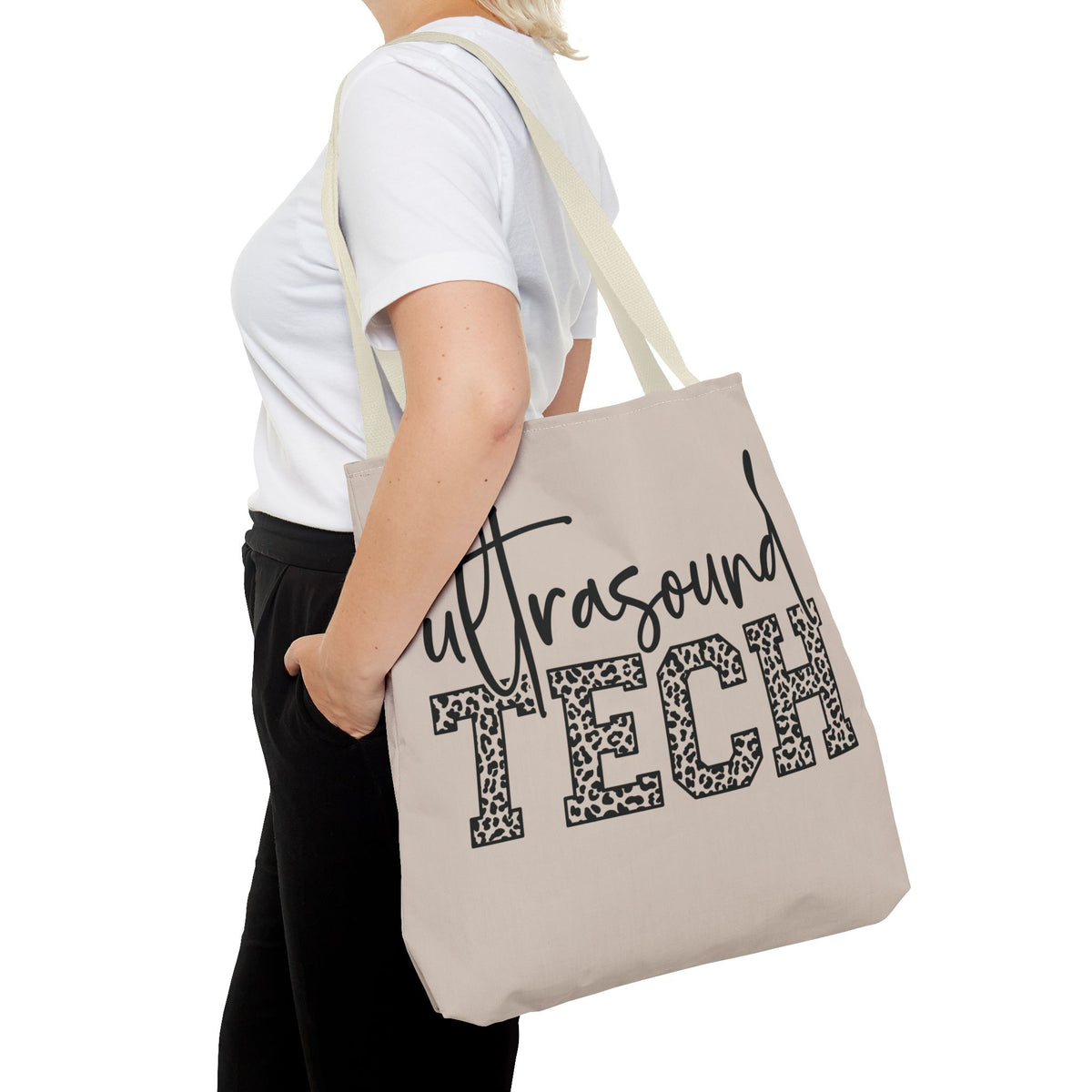 Leopard Ultrasound Tech Tote Bag