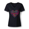 Vibrant Sonographer Heart - V-Neck Tee