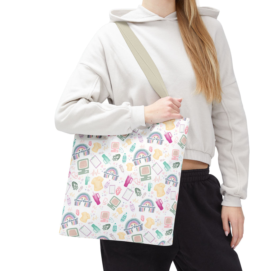 Retro Ultrasound Tech Tote Bag for Sonographers