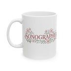 Pastel Floral Sonographer - Coffee Cup