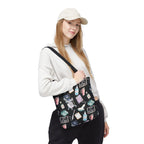 Watercolor Ultrasound Tech Black Tote Bag