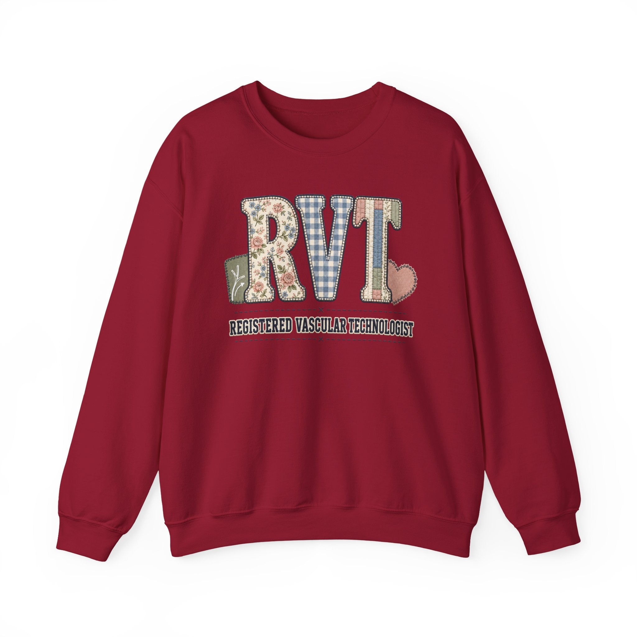 RVT Faux Patchwork Sweatshirt