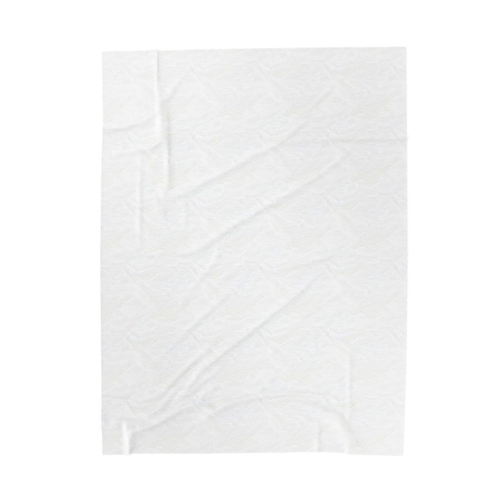 Watercolor Ultrasound Tech Velveteen Plush Blanket