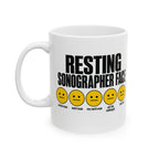 Resting Sonographer Face, Weird Exam - Coffee Cup