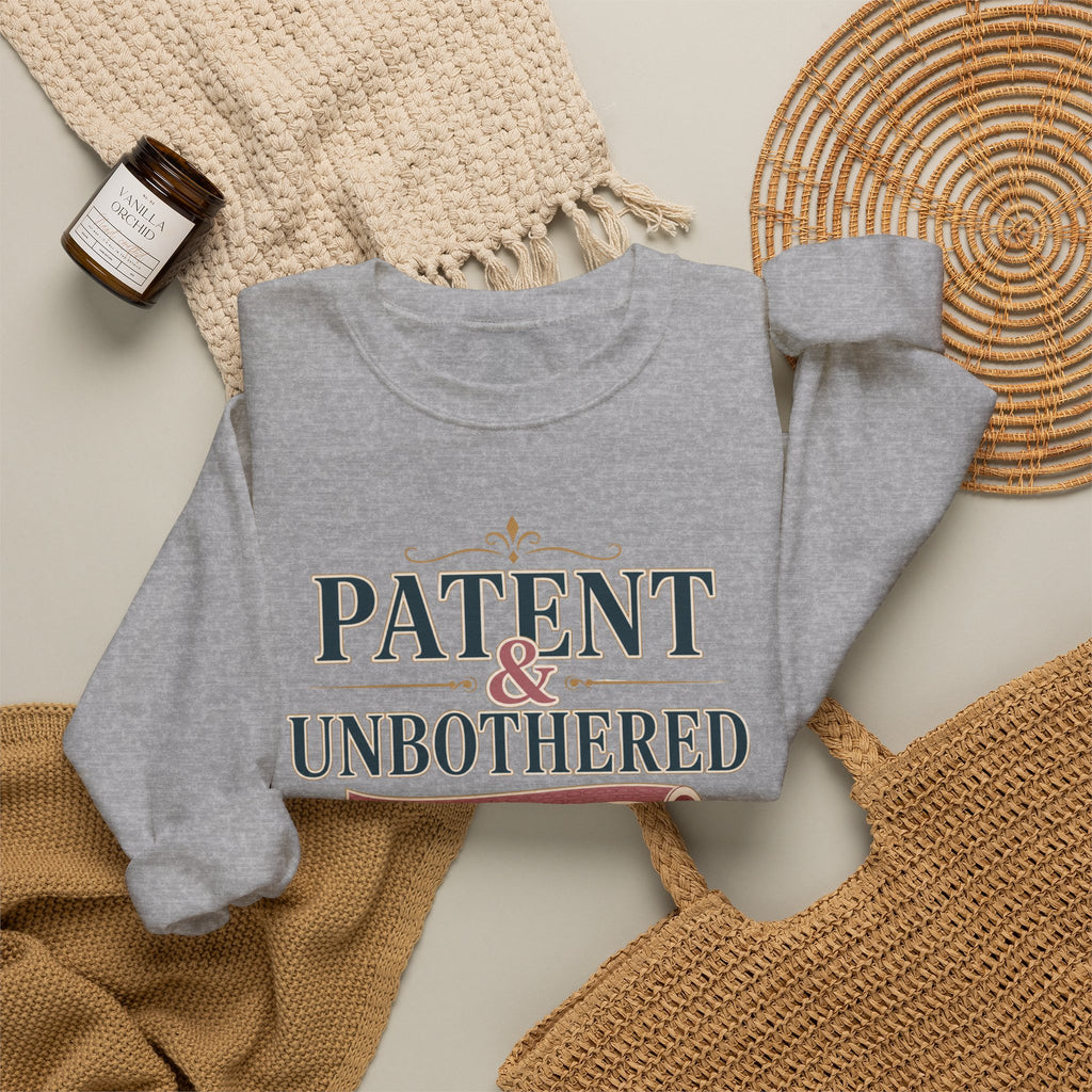 Patent & Unbothered Sweatshirt