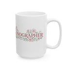 Pastel Floral Sonographer - Coffee Cup