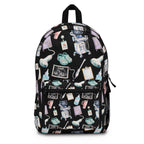Black Watercolor Ultrasound Tech Backpack