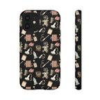 Black Floral Ultrasound Tech iPhone Case — iPhone 11-17