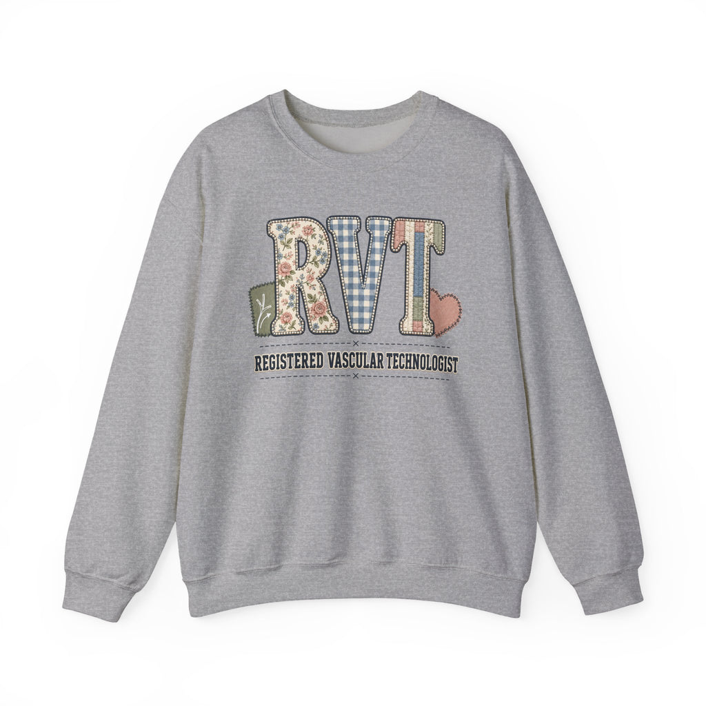 RVT Faux Patchwork Sweatshirt