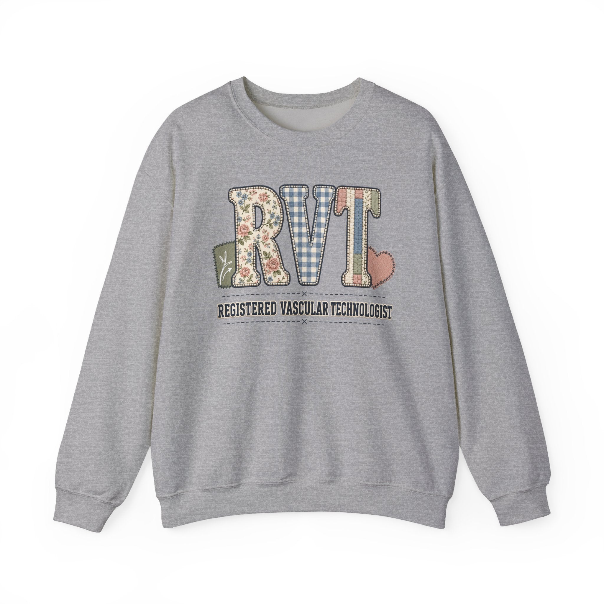 RVT Faux Patchwork Sweatshirt