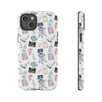 Watercolor Ultrasound Tech White iPhone Case — iPhone 11-17