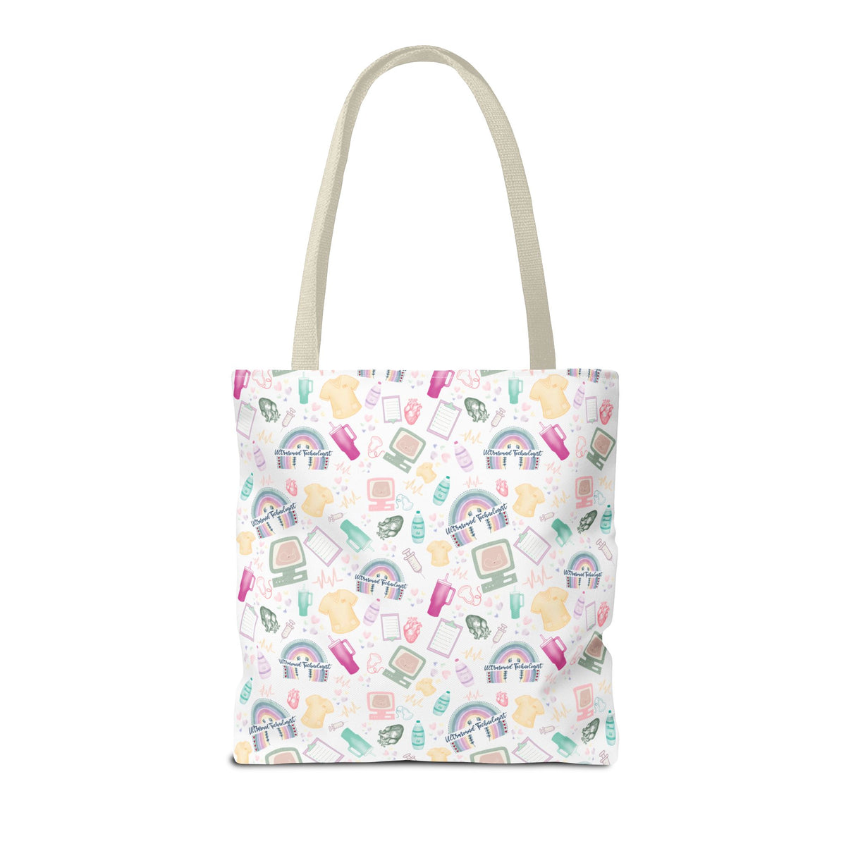Retro Ultrasound Tech Tote Bag for Sonographers