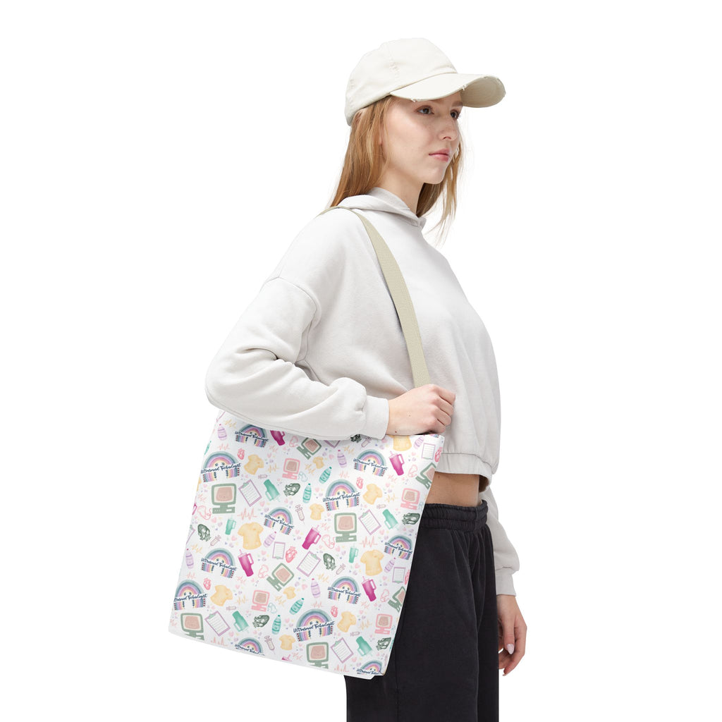 Retro Ultrasound Tech Tote Bag for Sonographers