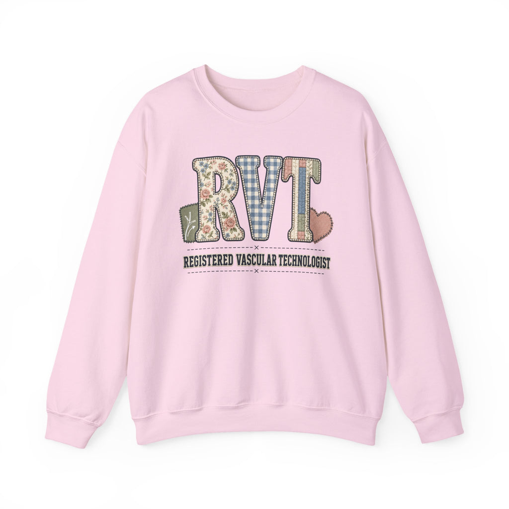 RVT Faux Patchwork Sweatshirt