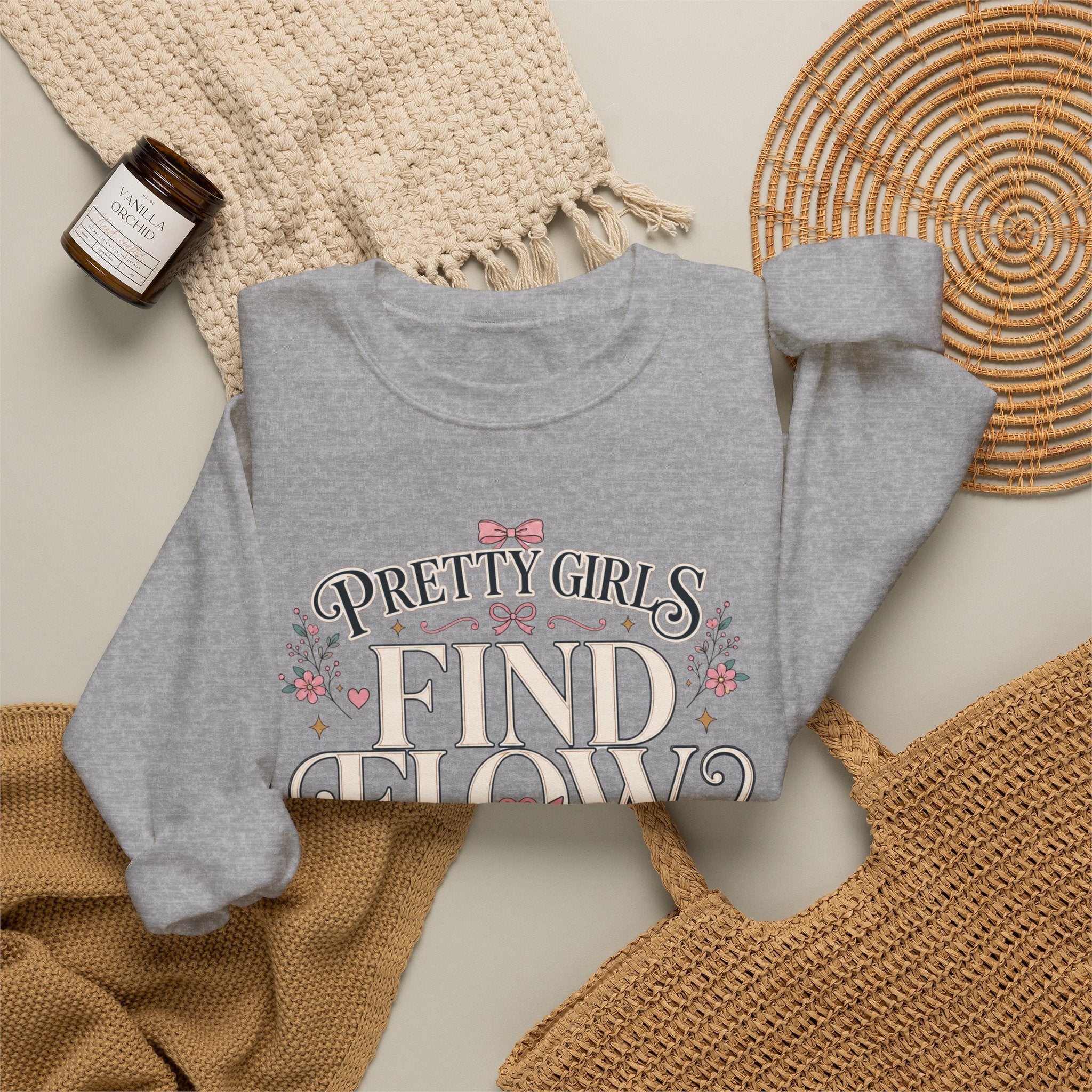 Pretty Girls Find Flow Sweatshirt