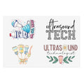 Ultrasound Tech 4 stickers - Sticker Sheet