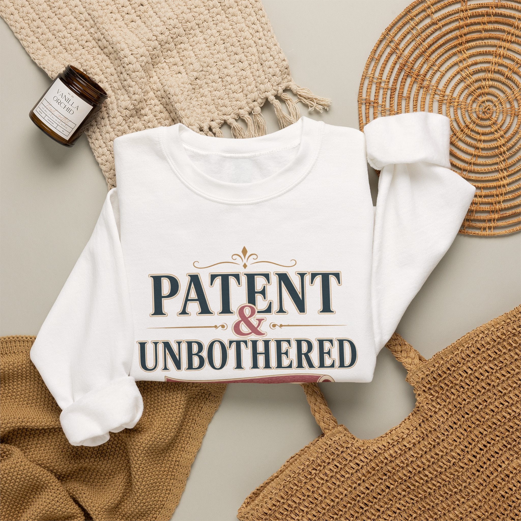 Patent & Unbothered Sweatshirt