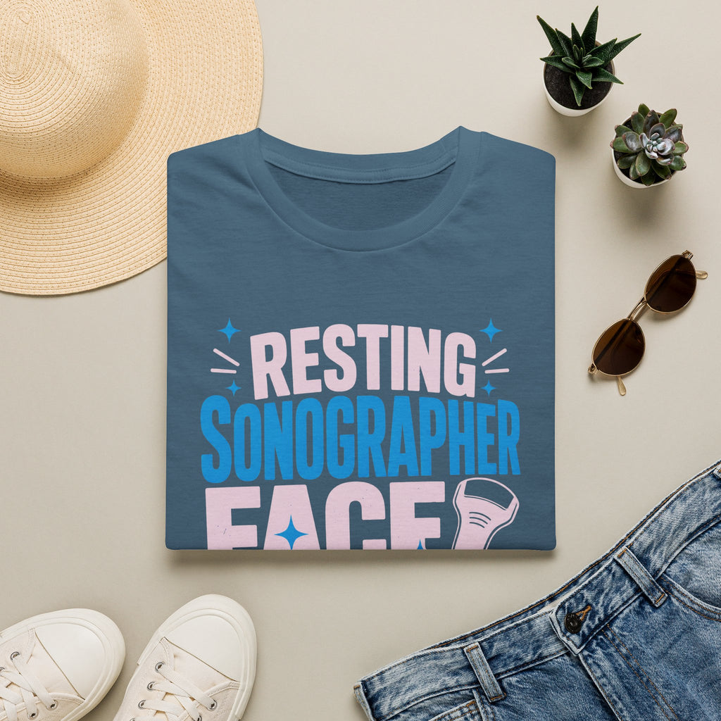 Resting Sonographer Face Unbothered T-shirt