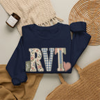 RVT Faux Patchwork Sweatshirt