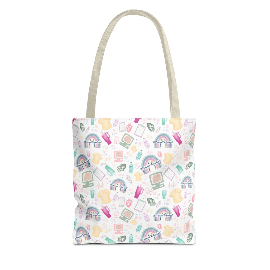Retro Ultrasound Tech Tote Bag for Sonographers