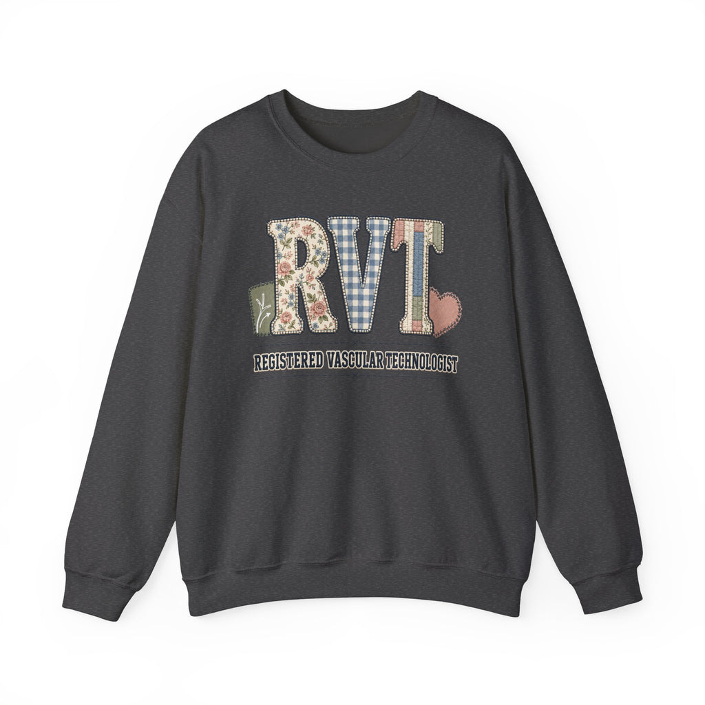 RVT Faux Patchwork Sweatshirt