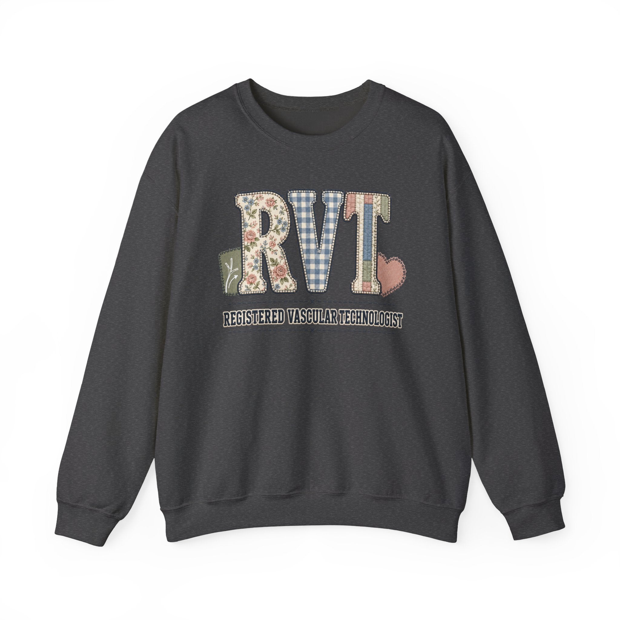 RVT Faux Patchwork Sweatshirt