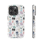 Watercolor Ultrasound Tech White iPhone Case — iPhone 11-17