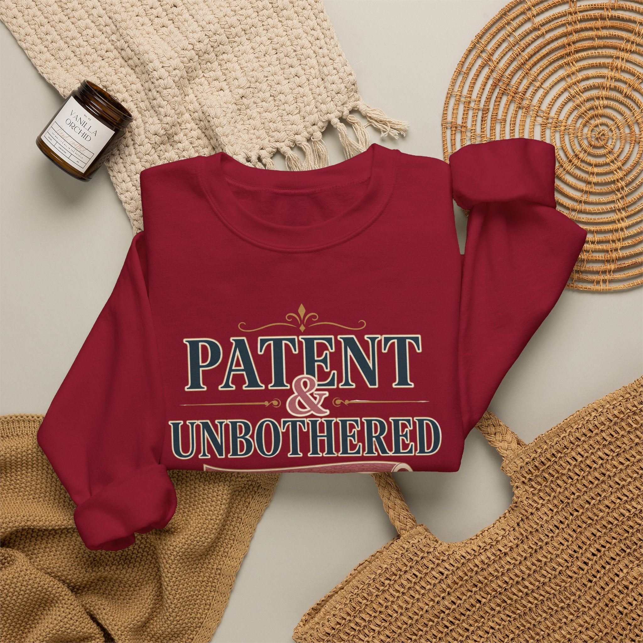 Patent & Unbothered Sweatshirt