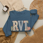 RVT Faux Patchwork Sweatshirt