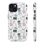 Watercolor Ultrasound Tech White iPhone Case — iPhone 11-17