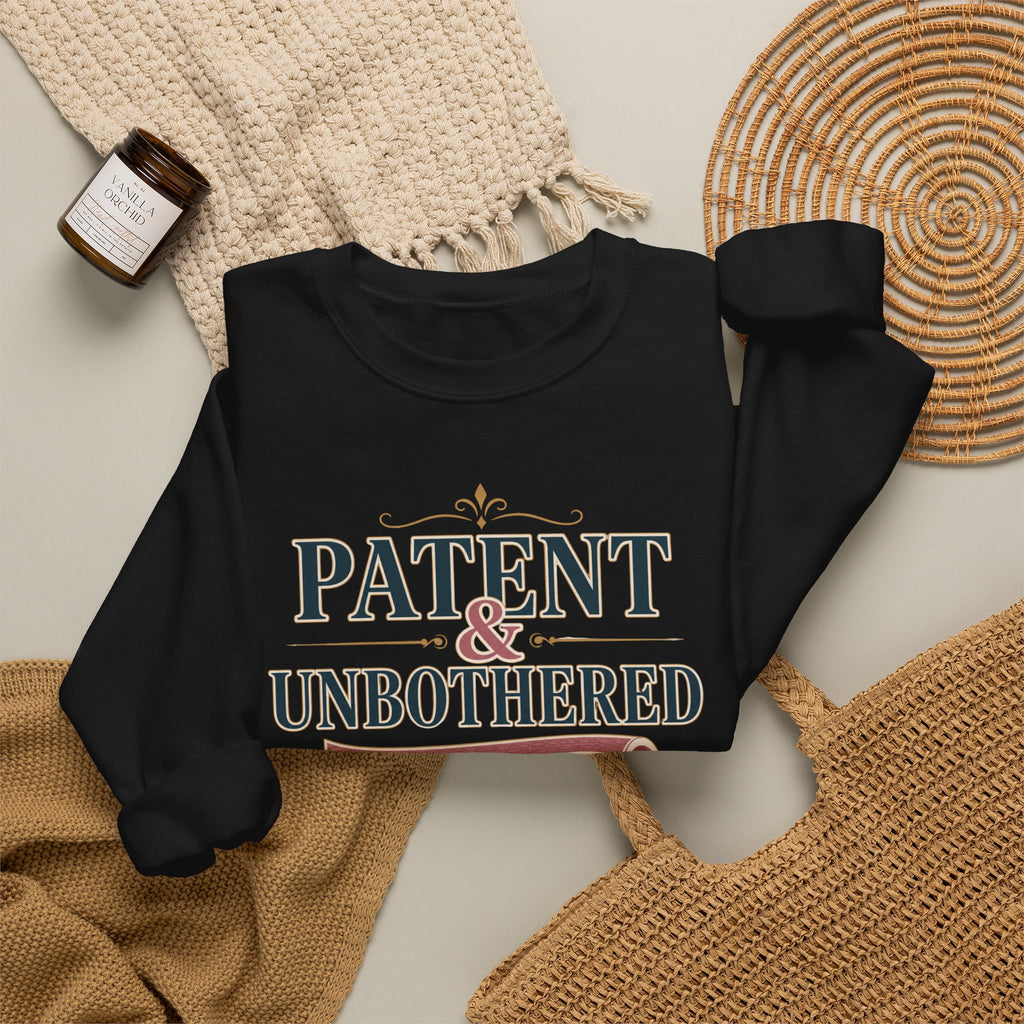 Patent & Unbothered Sweatshirt
