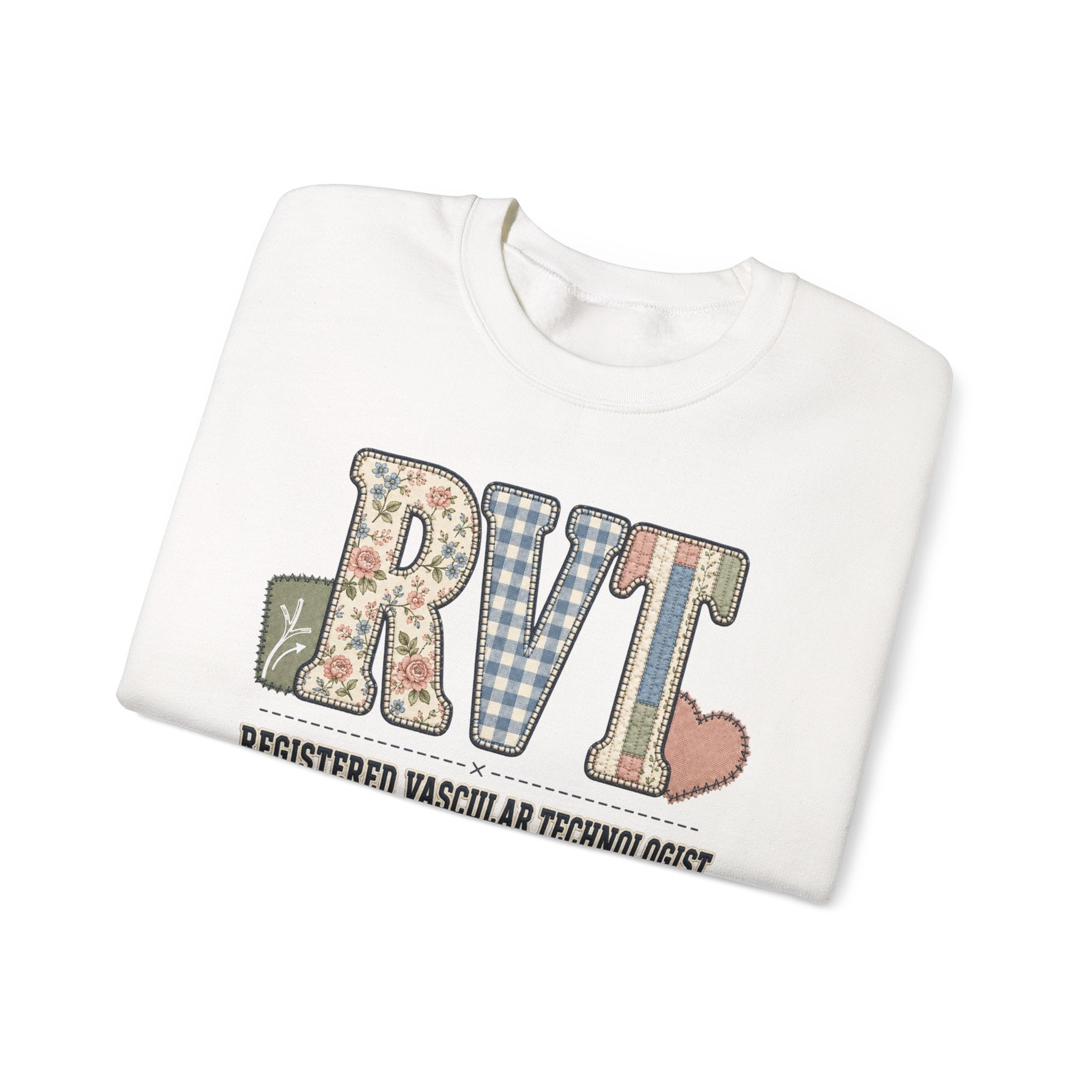 RVT Faux Patchwork Sweatshirt