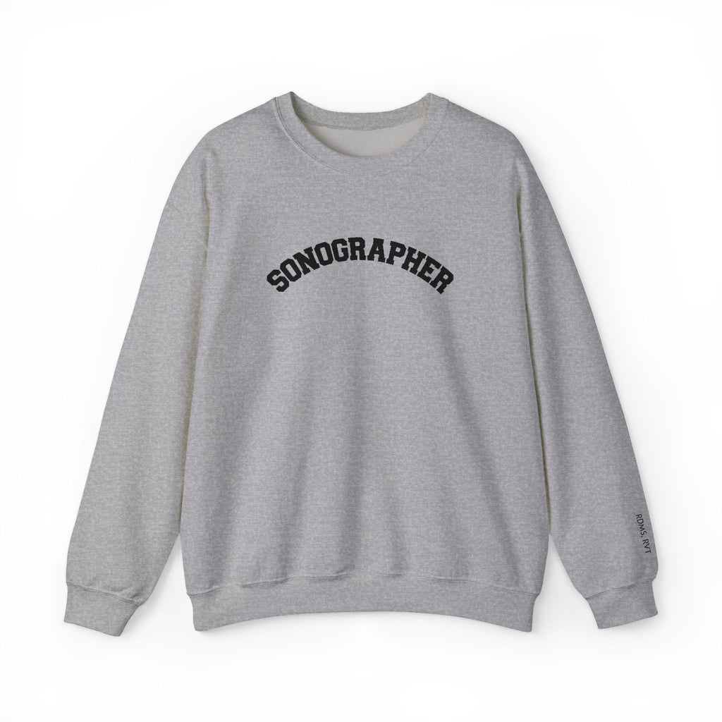 Customizable Embroidered Sonographer Sweatshirt