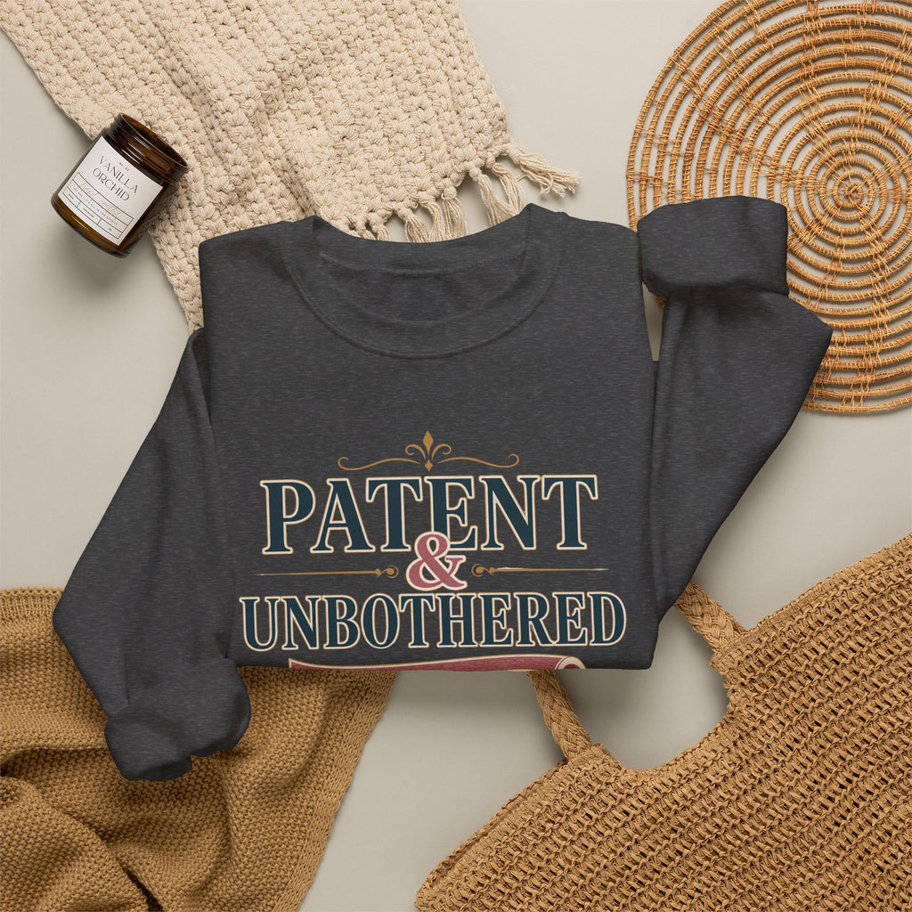 Patent & Unbothered Sweatshirt
