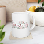 Pastel Floral Sonographer - Coffee Cup