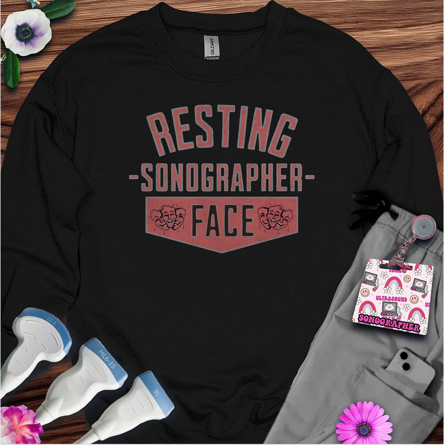 "Resting Sonographer Face" Sweatshirt