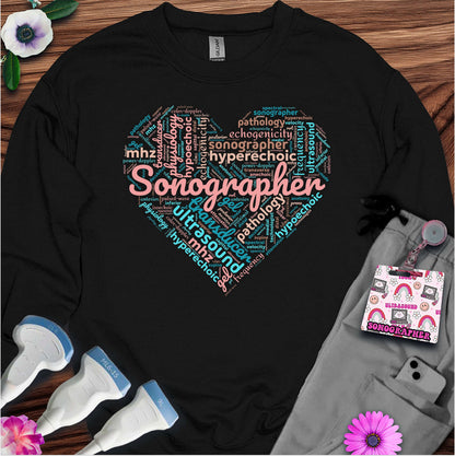 "Pastel Sonographer Heart" Sweatshirt