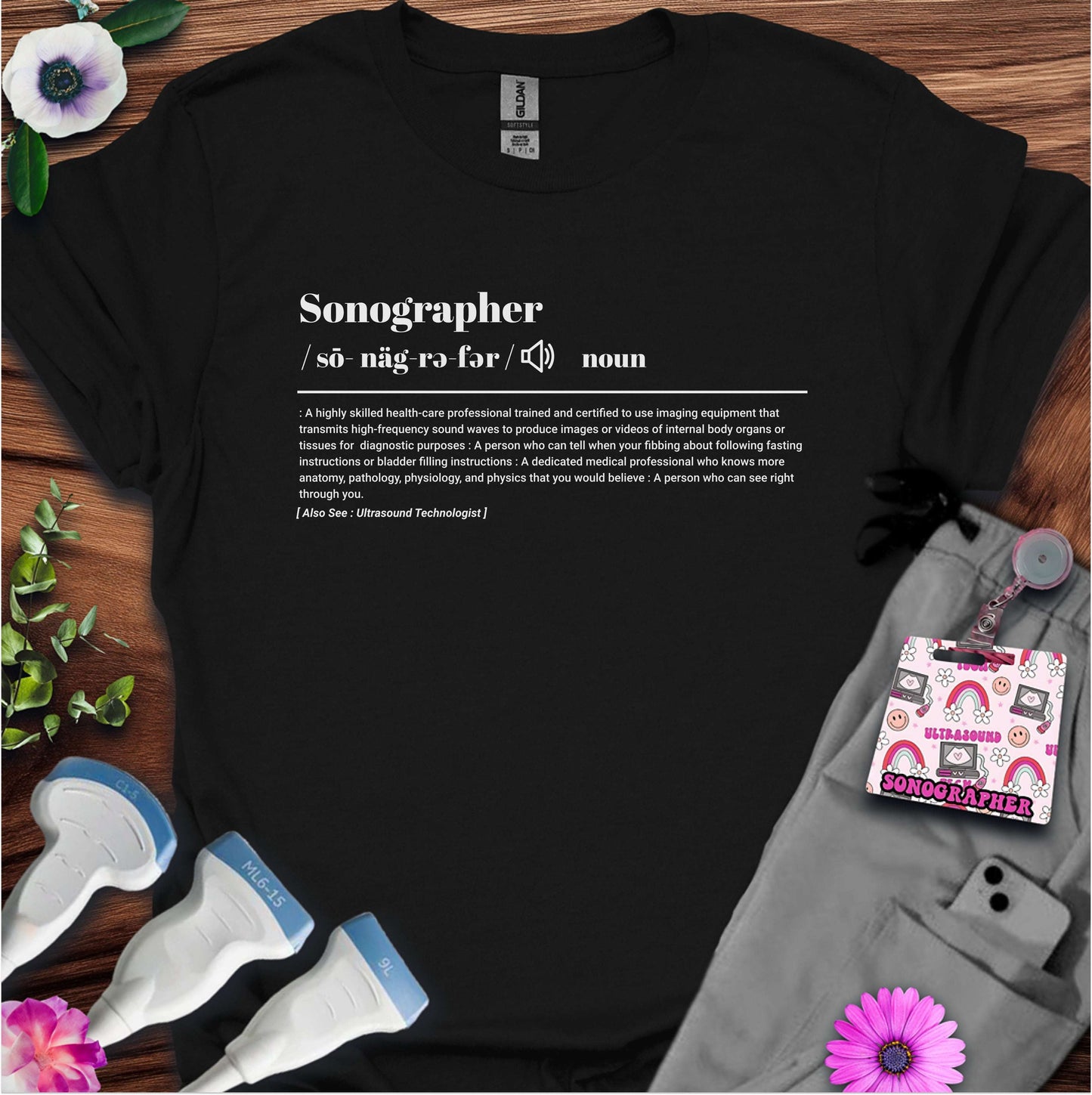 "Sonographer Definition" T-Shirt